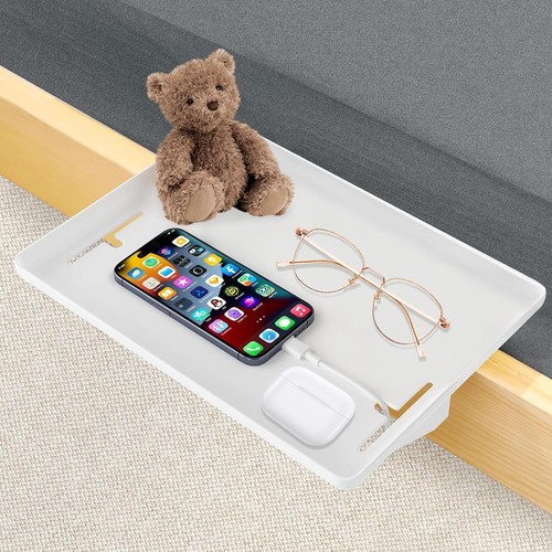 Bed shelf clip - clip, on