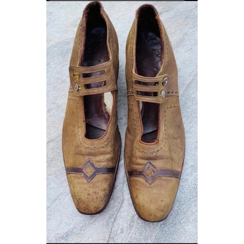 Vintage leather mary jane - leather,