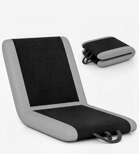Padded stadium seat with - seat, back