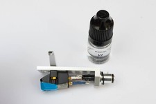 Silver Headshell, AT cartridge, stylus for Lenco, Goldring L3808, L3809, L92WA