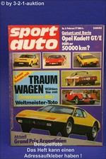 Sports Car 2/77 Opel Kadett