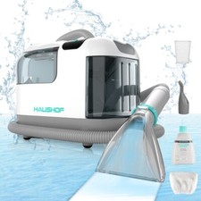 HAUSHOF Steam Portable Carpet and Upholstery Cleaner Deep Couch Cleaner Machine