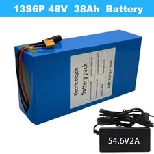 13s6p 100% Brand New 48v 38ah  Battery Pack 38000mah 48v 2000w 50A BMS