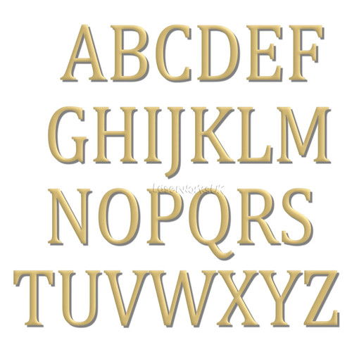 Wooden letters numbers 2cm - numbers,