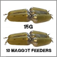 Maggot Feeders 10 Feeder Bomb 15g maggot Feeders