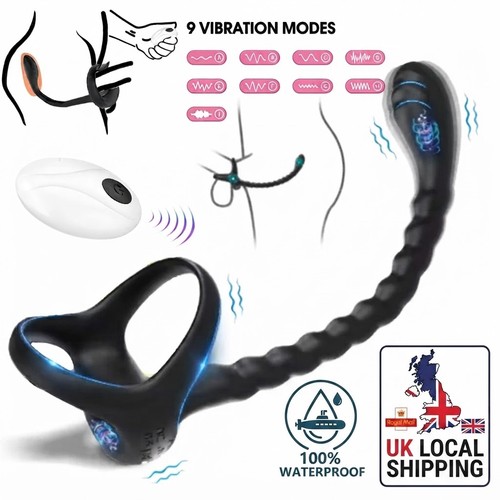 Penis cock ring anal vibrator - penis,