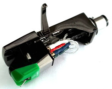 Litz Wired Headshell + Audio Technica ATVM95E Cartridge For Gemini Turntables