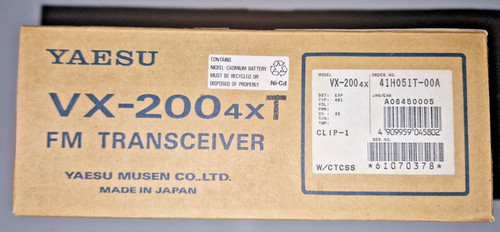 Yaesu vertex 200 4xt - 4xt, (as1)
