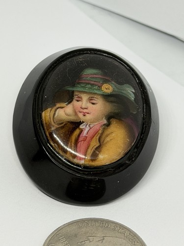 Antique victorian hand painted - victorian,
