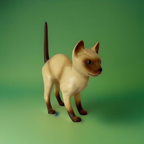 Vintage siamese cat figurine - siamese,