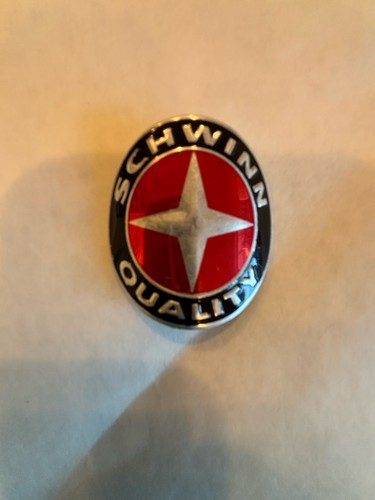 Schwinn head badge removed - badge,