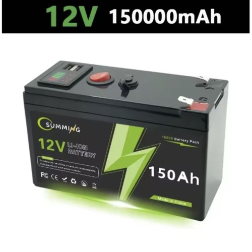 Lifepo4 12v 150ah rechargeable - 12v,