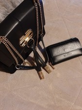 Lovely River Island Black Croc