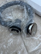Chrome Bath Waste & Overflow Kit Push Click Plug Pop Up Waste