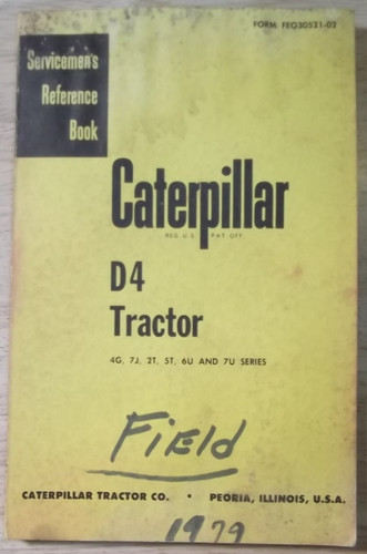 Cat caterpillar tractor - d4,