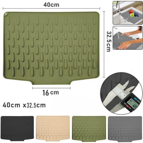 Silicone drying mat sink - silicone,
