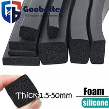 Black Silicone rubber sponge