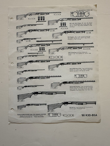 1979 mossberg accu choke gun - 1979,