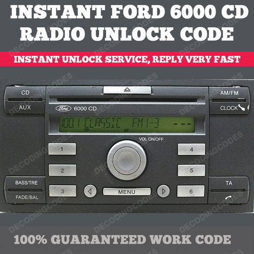 Ford radio code - code, service