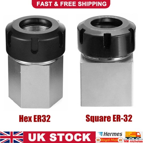 Hex square collet - er-32, +