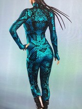 lycra elastine print  Catsuit XS REDUCED