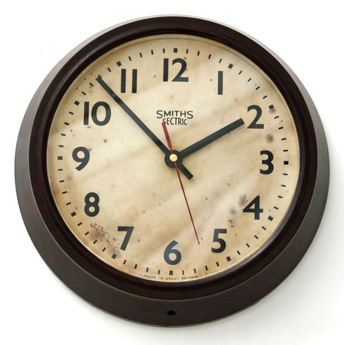 Vintage 29cm smiths wall clock - vintage,