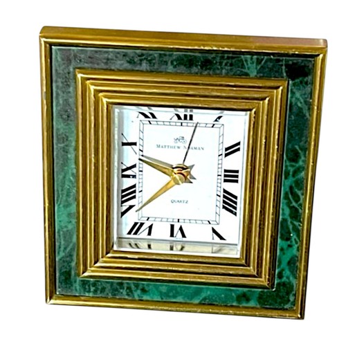 Brass swiss quartz - desk, clock