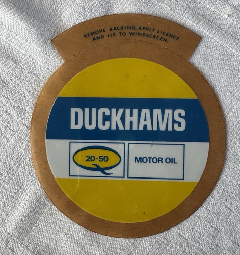 Duckhams motor oil - 20-50,