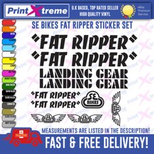 FAT RIPPER BMX Vinyl Decals