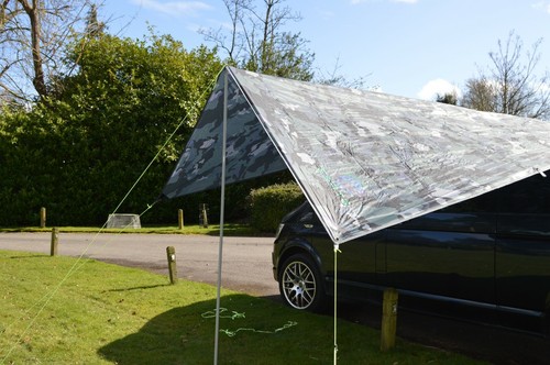 Campervan caravan awning sun - campervan,