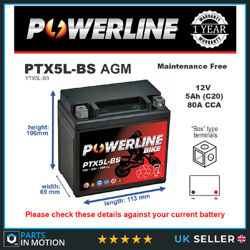 Ptx5l replaces ytx5l bs - replaces, ytx5l-bs