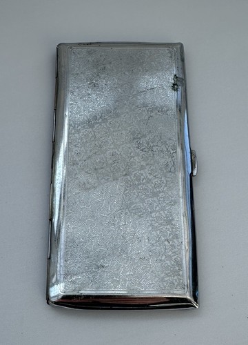 Vintage chrome cigarette - vintage,