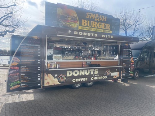 Coffee trailer mobile - trailer,, food
