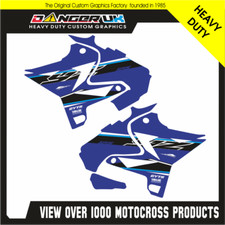 YAMAHA YZ 125 2003 - 2014 (2021 OEM DESIGN) UFO RESTYLE TANK RAD SCOOP GRAPHICS