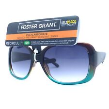 Foster Grant Women's Teal Oval Sunglasses     FG853