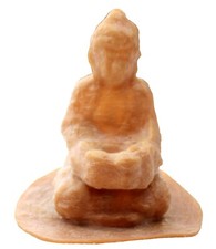 6" Meditating BUDDHA with Bowl LATEX MOULD Ornament Figure Cast MOULDING Casting