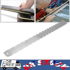 UK Guitar Neck Notched Straight Edge Luthier Tool Fret Leveling Repairing Ruler