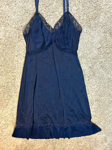 Vintage 1960s vanity fair navy - 1960s,