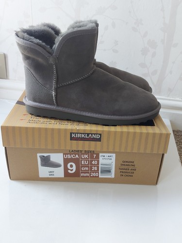 Boxed kirkland grey shearling - kirkland,
