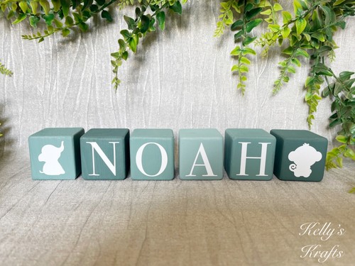 Personalised wooden baby name - wooden,