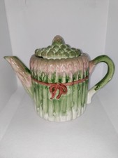 VTG Very Unique , 1991 CBK Ltd. Asparagus Teapot - Great Condition 