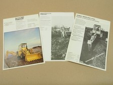 1977 Hymac Whitlock 370 C Backhoe Loader Brochure with Data Sheets 1970s