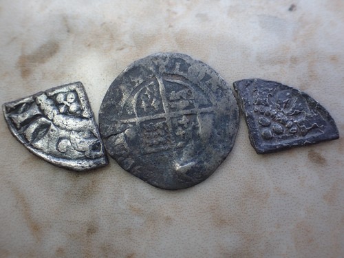 Silver medieval hammered - silver,