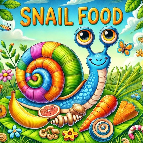 Giant african land snail food - african,