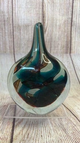 Mdina glass lollipop - glass, vase