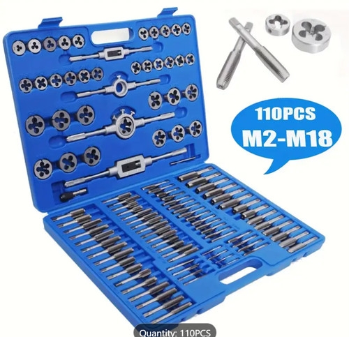 110 pcs metric - tap, and