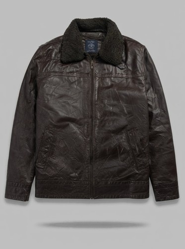 Vintage 90s brown real - brown, leather