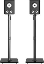 suptek Heavy-Duty Floor Standing Speaker Stands 1 Pair | Anti-Tip sfm001