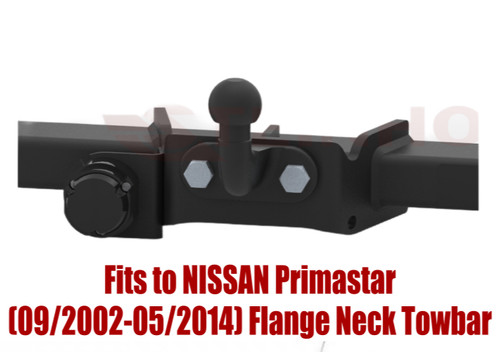 Flange neck tow bar for - neck, nissan