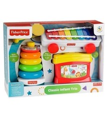 Baby Fisher-Price Classic Infant Trio Rock-a-Stack, First Blocks, Xylophone